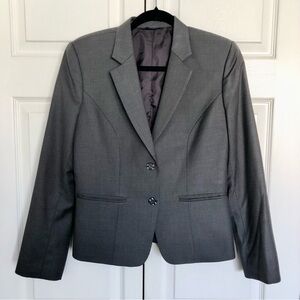 Grey Custom Suit Jacket Size 4